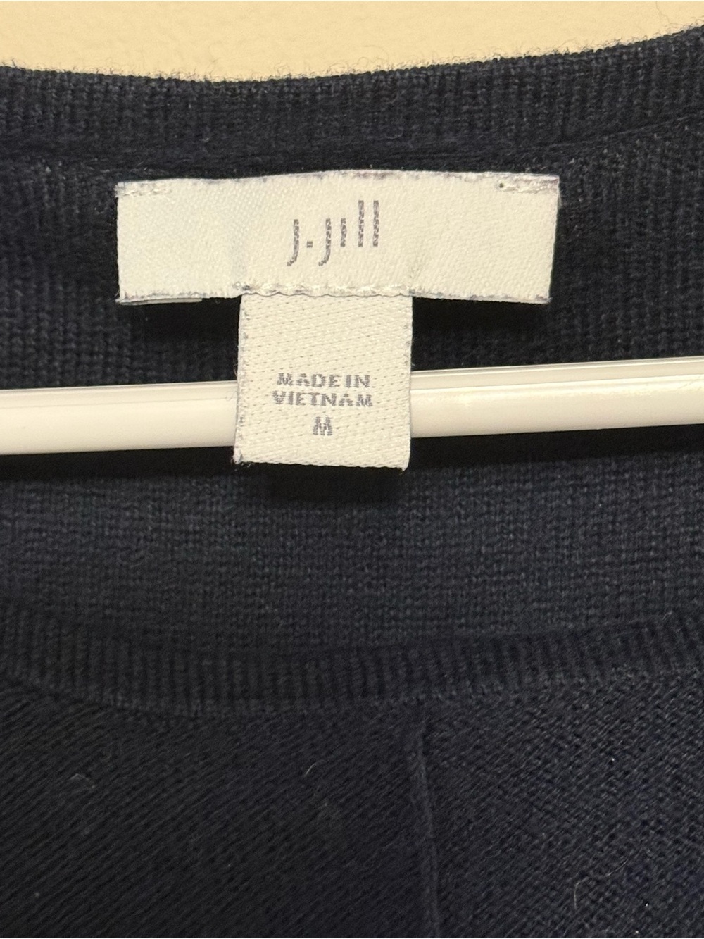 J. Jill Women's Dark Navy Crewneck Sweater